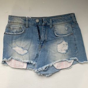 Light-wash Aeropostale Jean shorts